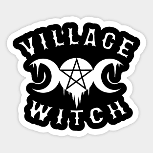 Wiccan Occult Satanic Witchcraft Village Witch Sticker